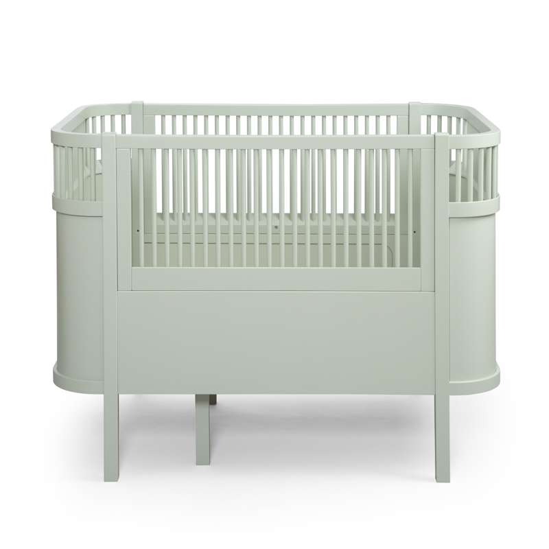 Cama Sebra 70x112,5/155 cm - Clásica, para bebé y junior - Verde niebla