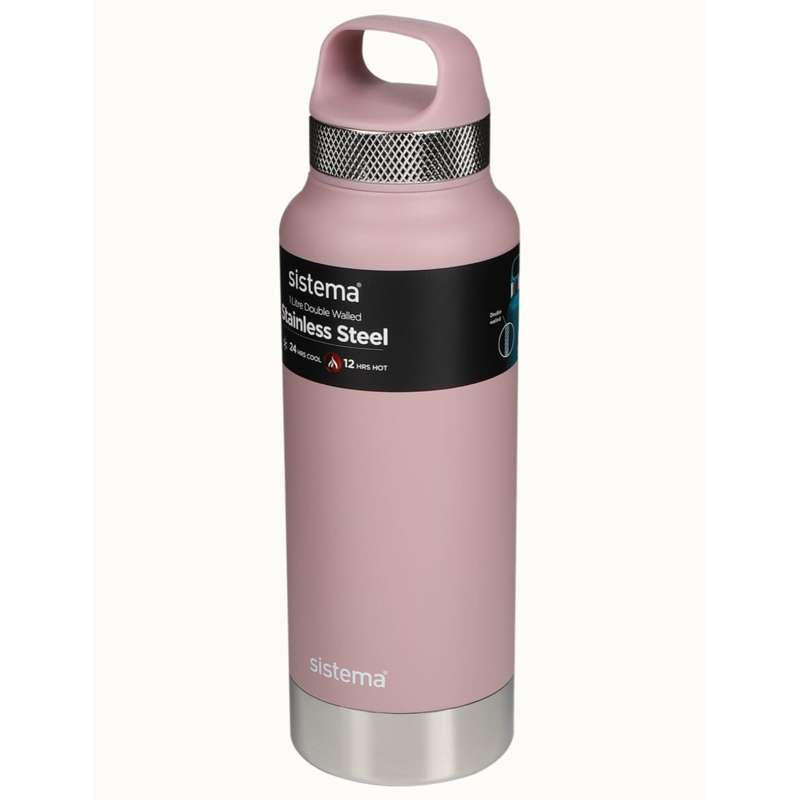 Sistema Termoflaske - Acero Inoxidable - 1L - Rosa Polvoriento
