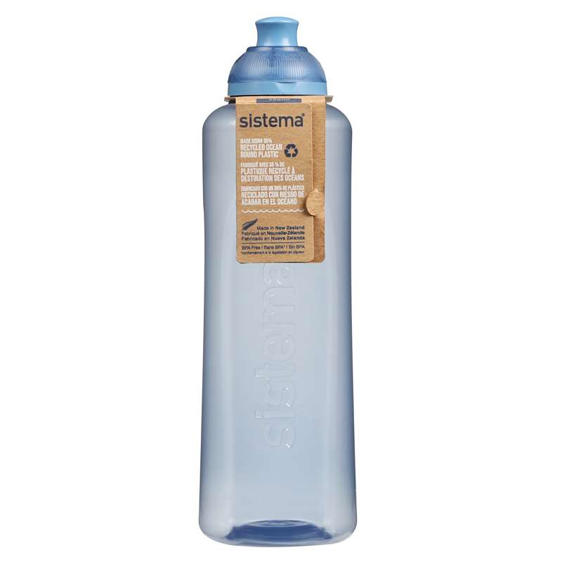 Sistema Ocean Bound Botella de Agua - Swift Squeeze - 480ml - Azul Montaña