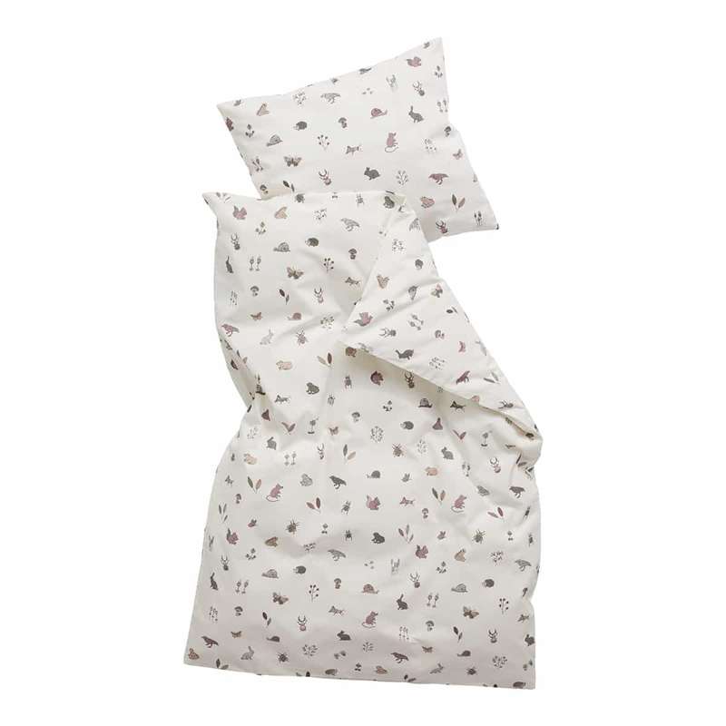 Leander Ropa de cama para bebé 70x100 cm - Forrest - Rosa polvorienta