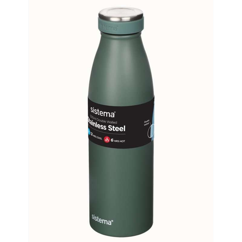 Sistema Termoflaske - Acero Inoxidable - 500ml - Verde Nórdico