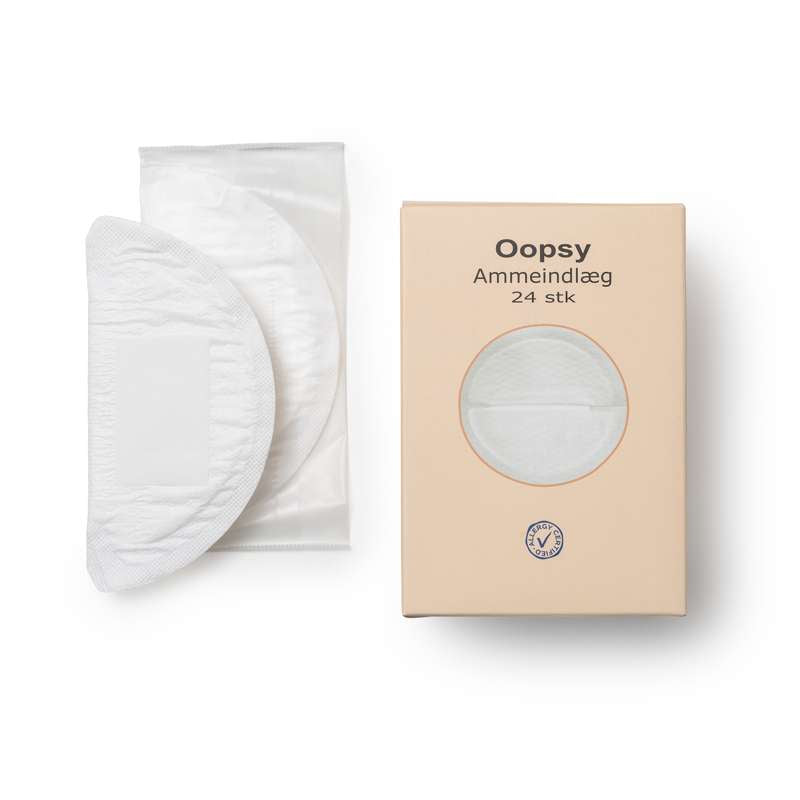 Oopsy Almohadillas de lactancia ultradelgadas - Certificadas como hipoalergénicas - 10 paquetes de 24 unidades.