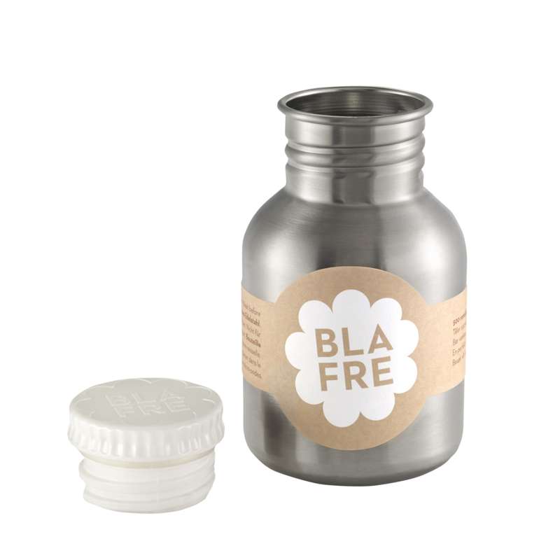 Botella de agua Blafre de acero - 300 ml. (Blanco)