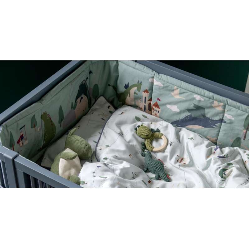 Ropa de cama Sebra - Bebé - Cuentos de Dragones - Certificado GOTS